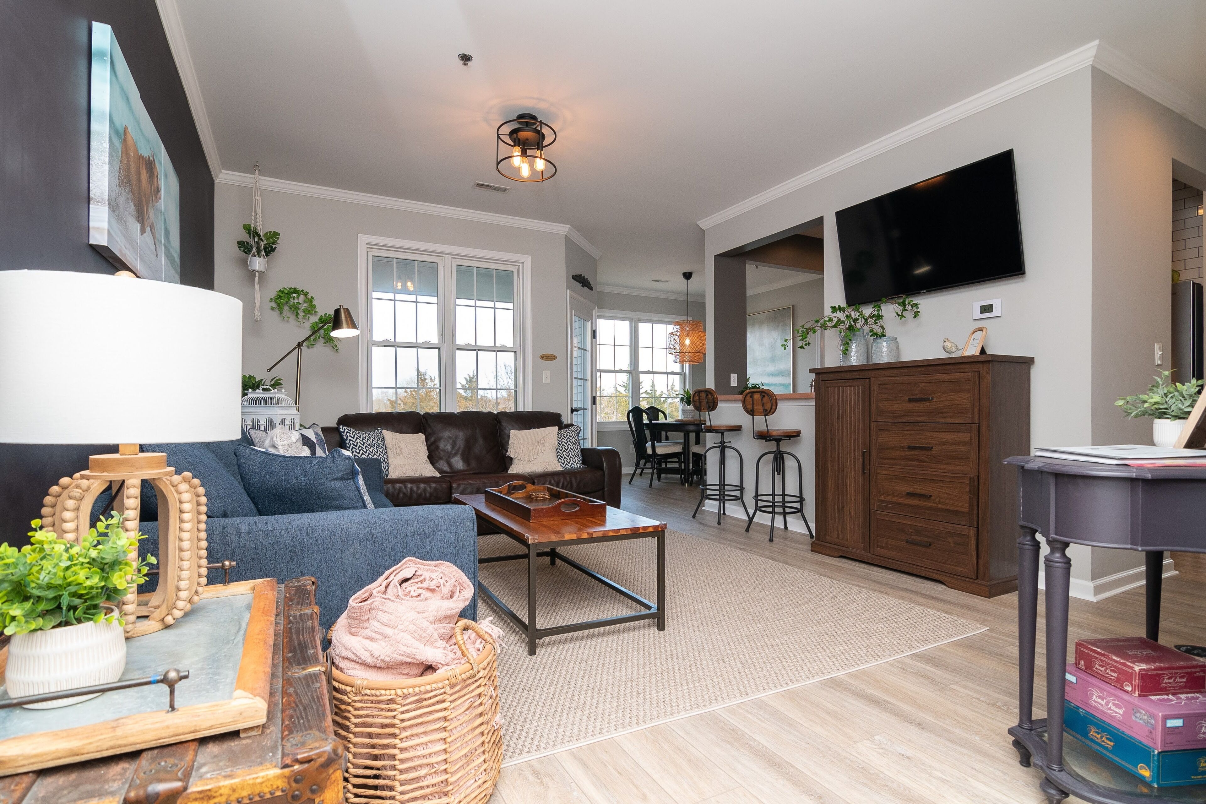 Una Smart TV, libros