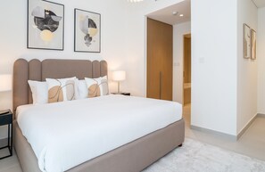 Apartament Deluxe | 2 dormitoris, caixa forta a l'habitació i planxa i posts de planxar 