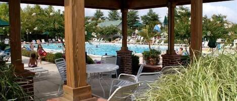 Indoor pool, a heated pool