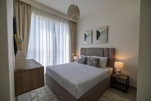 Leilighet – deluxe | 1 soverom, safe på rommet, strykejern/-brett og wi-fi (inkludert)