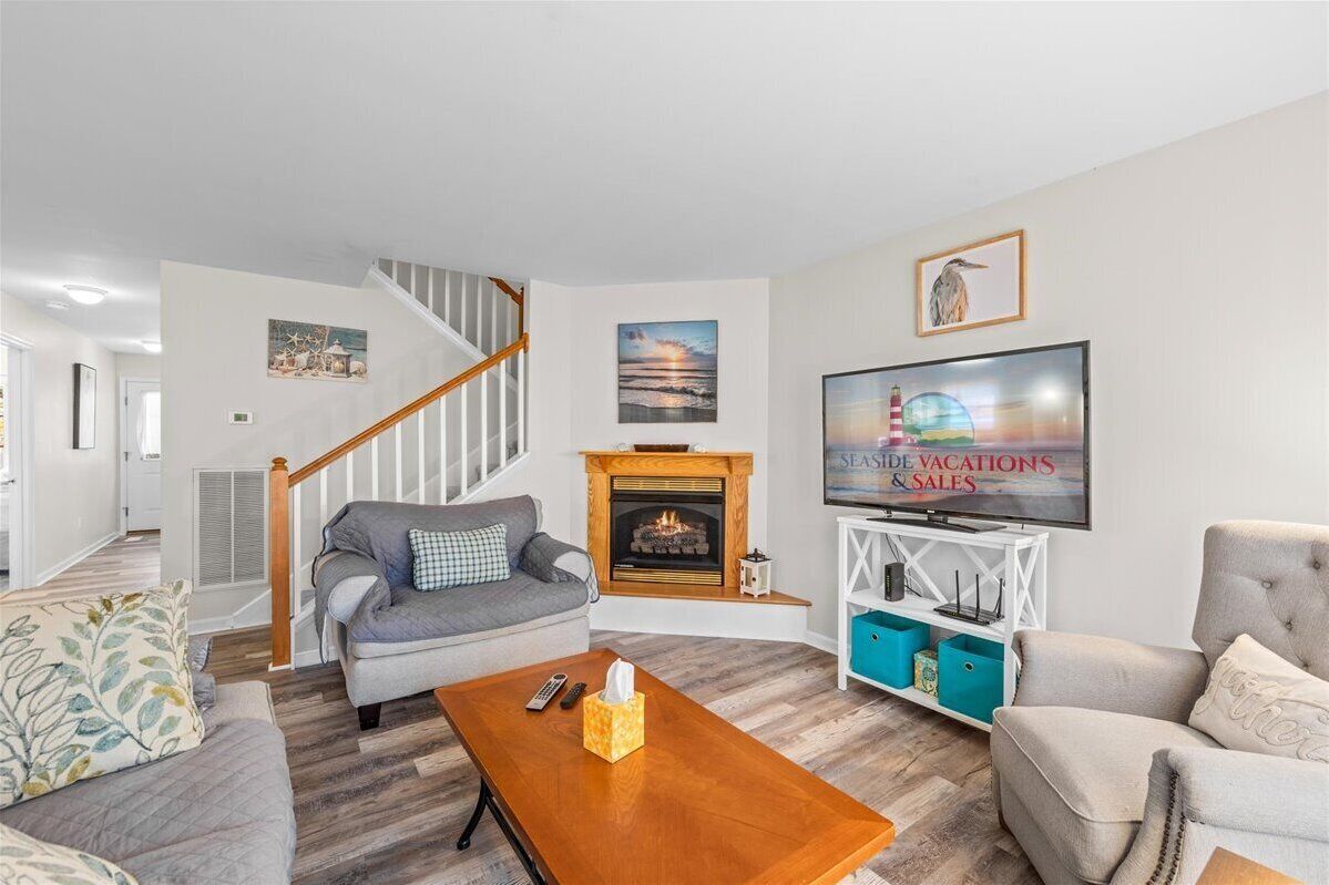 TV connectée, cheminée