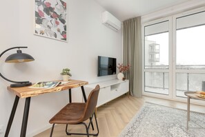 Apartment, 1 Bedroom, Balcony | Living room - Modern Apartment With Balcony by Renters (Warsaw)