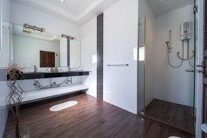 Douche à « effet pluie »