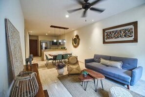 Living area - Poolside Gem in Aldea Zama (Aldea Zama, Tulum)