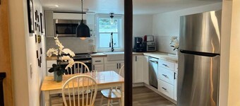Southern New England Luxury with private patio, fireplace, spa like bathroom!