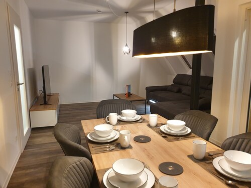 Ausgelegt ist diese FeWo für 4 Personen. Ideal für Familien mit Kindern.