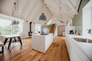 Private kitchen - Stadt-land-scheune - Landloft im Dachgeschoss (Braunschweig)