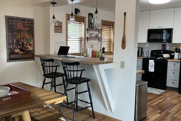 Dining and Kitchen with Bar