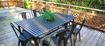 Modern City Haven with Expansive Back Deck and Yard – Sleeps 9