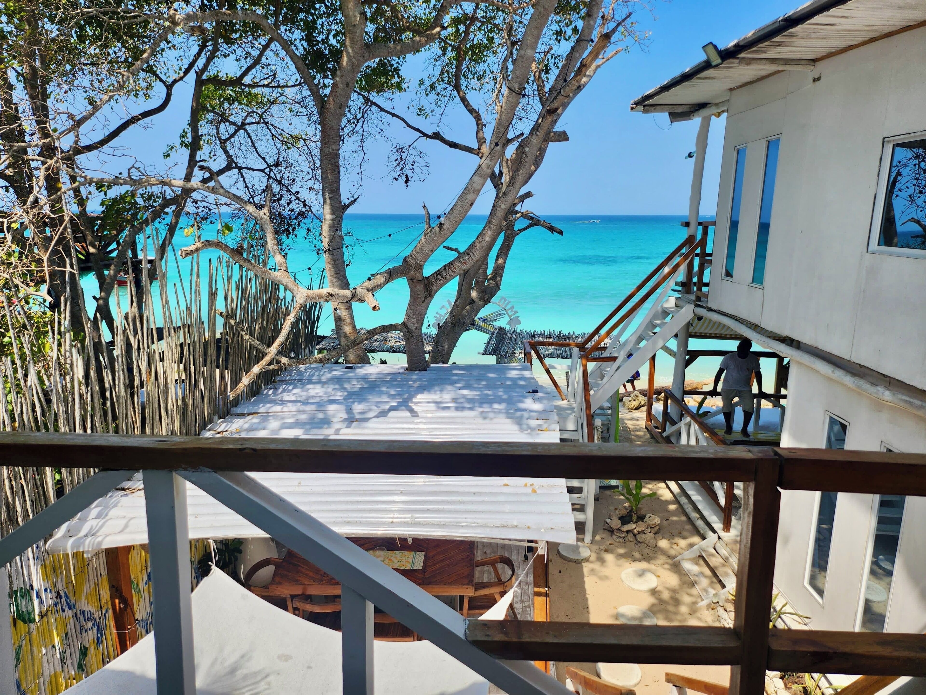 Deluxe Room, 1 Double Bed, Beach View | Terrace/patio