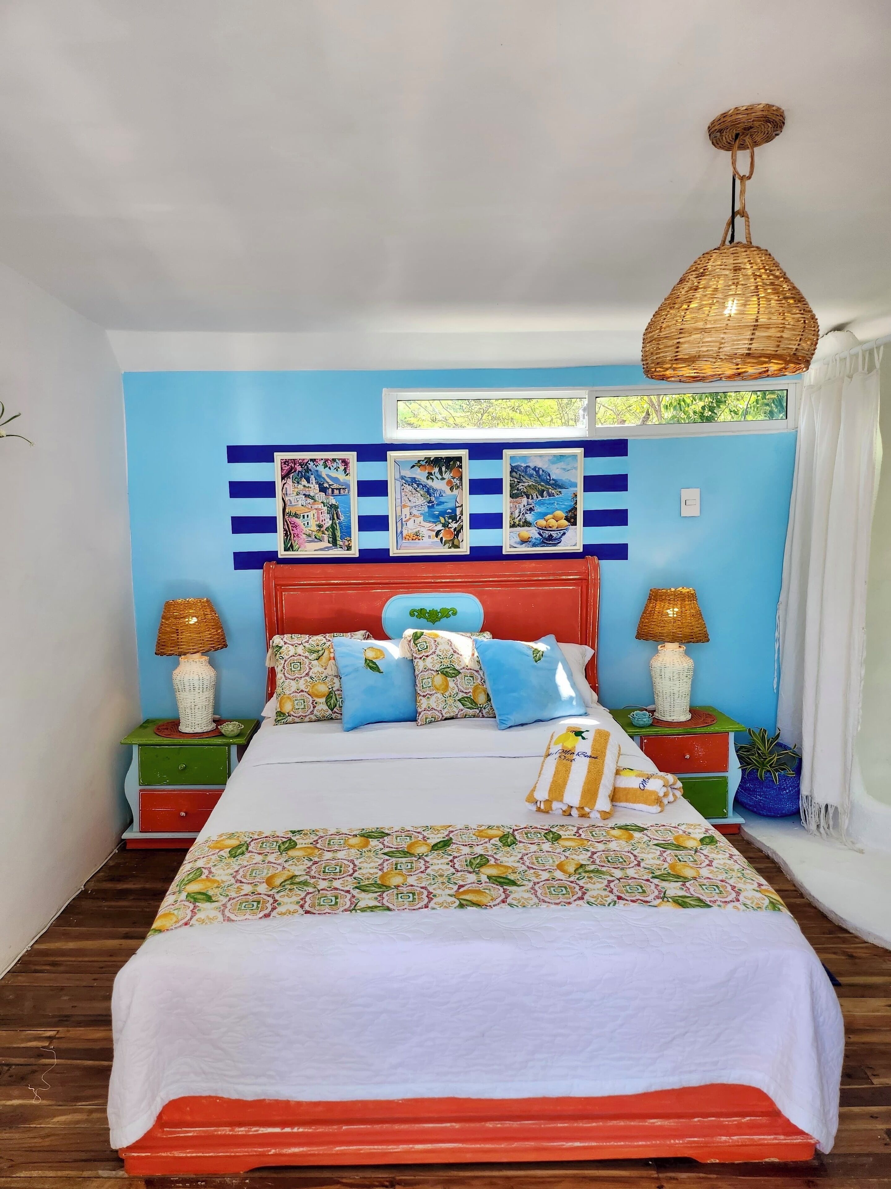 Premium bedding, individually decorated, individually furnished