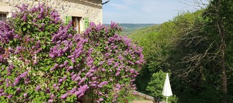 Charming cottage for 2 people with amazing panorama between Conques and Rodez