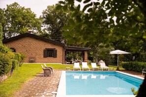 Outdoor pool - Villa Letizia with private pool - 10 min drive to Orvieto old town  (Orvieto)