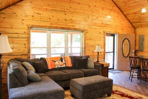 Télévision, cheminée