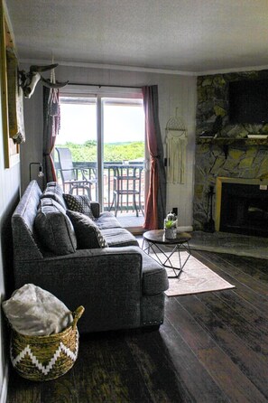 Televisión, chimenea y tenis de mesa 