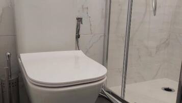 Towels, soap, shampoo