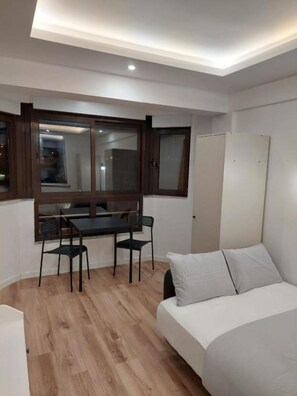 1 soveværelse, sengetøj