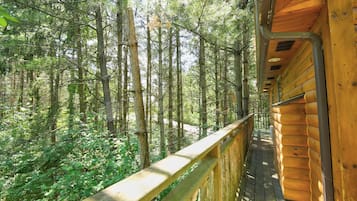 Uitzicht vanaf balkon