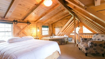 Luxury Cabin, 2 Bedrooms, Hot Tub | 1 bedroom, individually decorated, individually furnished, free WiFi