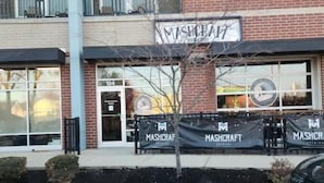 A building with a sign reading "MASHCRAFT" and a storefront. - Minutes from downtown, the fairgrounds and the Speedway! Great Neighborhood! (Indianapolis)
