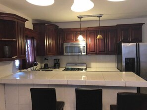 Private kitchen - Nice Fully Furnished Apt # 2 in town (Puerto Peñasco)