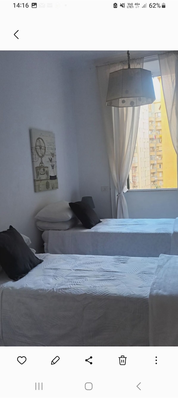 3 camere, ferro/asse da stiro, Wi-Fi gratuito, lenzuola