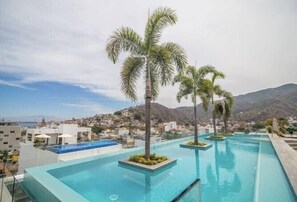 Outdoor pool - Casa Frida One bedroom One Bath condo with roof top pool located in Old Town. (Puerto Vallarta)