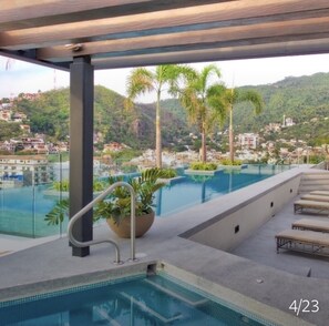 Outdoor pool - Casa Frida One bedroom One Bath condo with roof top pool located in Old Town. (Puerto Vallarta)