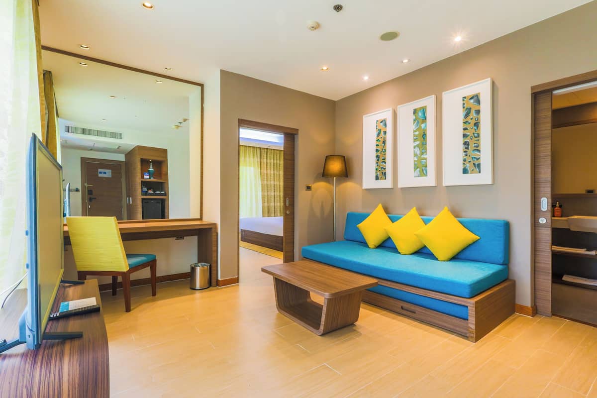 Villa, 1 Bedroom | Living area | Flat-screen TV