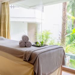 Sale per trattamenti di coppia, trattamenti per il corpo, aromaterapia
