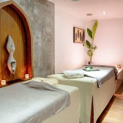 Sale per trattamenti di coppia, trattamenti per il corpo, aromaterapia