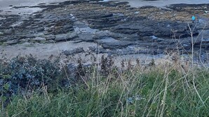 A coastal landscape with rocky terrain and a distant shoreline. - Malahide Guest Rooms (Malahide)