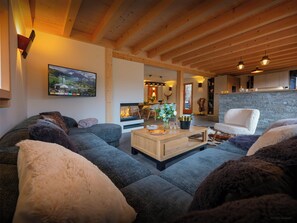 TV, fireplace, stereo, offices