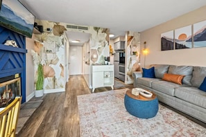 Smart-TV, Kamin, Videospiele