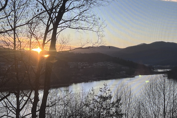 Winter sunrise from Master bedroom