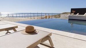 Outdoor pool, a heated pool - Exquisite oceanfront luxury casa, Pezula Beach (San Jose del Cabo)
