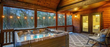 Bain à remous intérieur