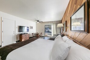 1 室のベッドルーム、アイロン / アイロン台、WiFi、ベッドシーツ