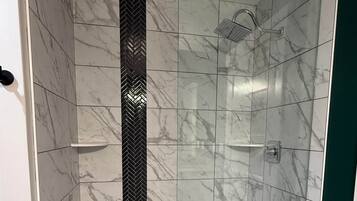 Hair dryer, towels