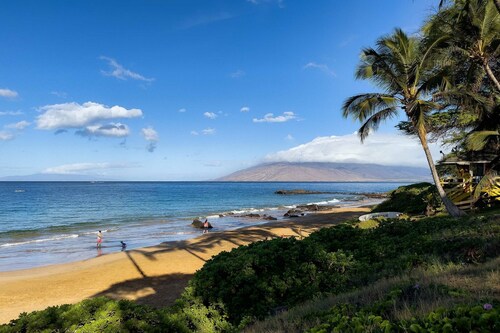 Tropical Hawaiian flair,steps to Kamaole Beach III