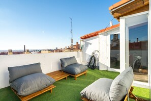 Terrace/patio - atico en lavapies de alquiler temporal (Madrid)