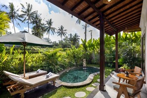 Pool - Rice Field View Private Pool Villa in Ubud  (Bali)
