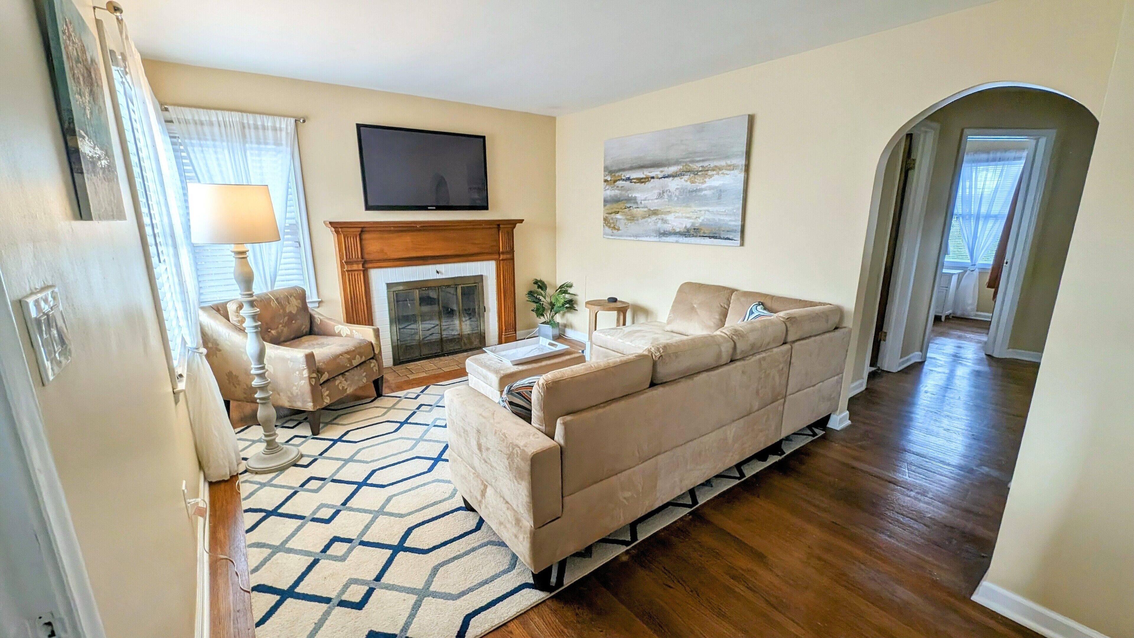 スマートテレビ、暖炉