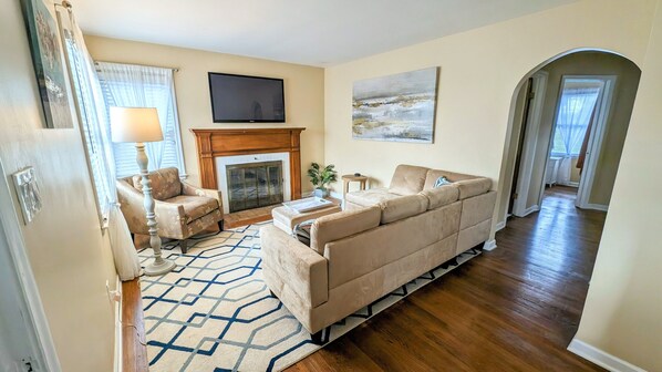 スマートテレビ、暖炉