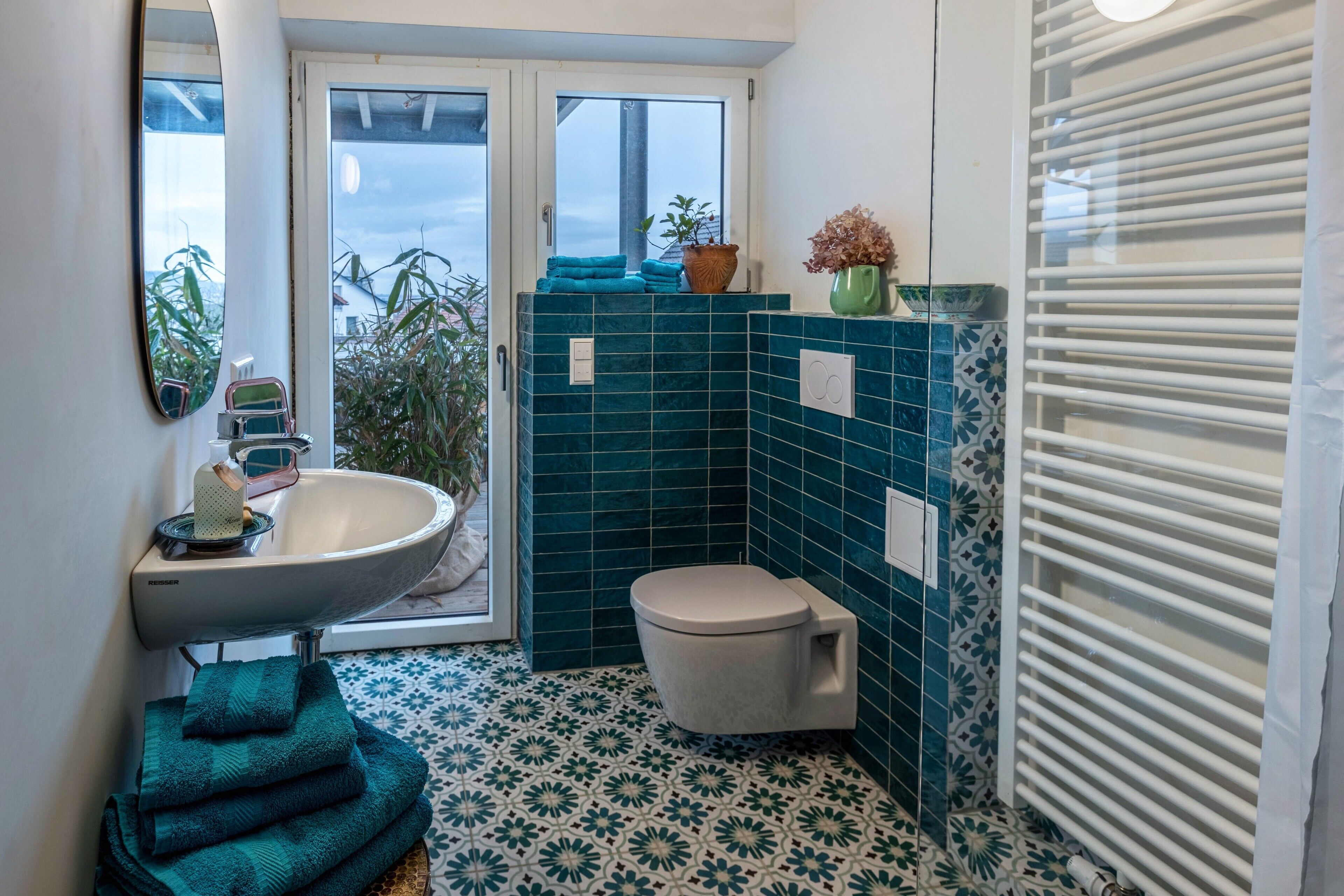 Dusche, Handtücher