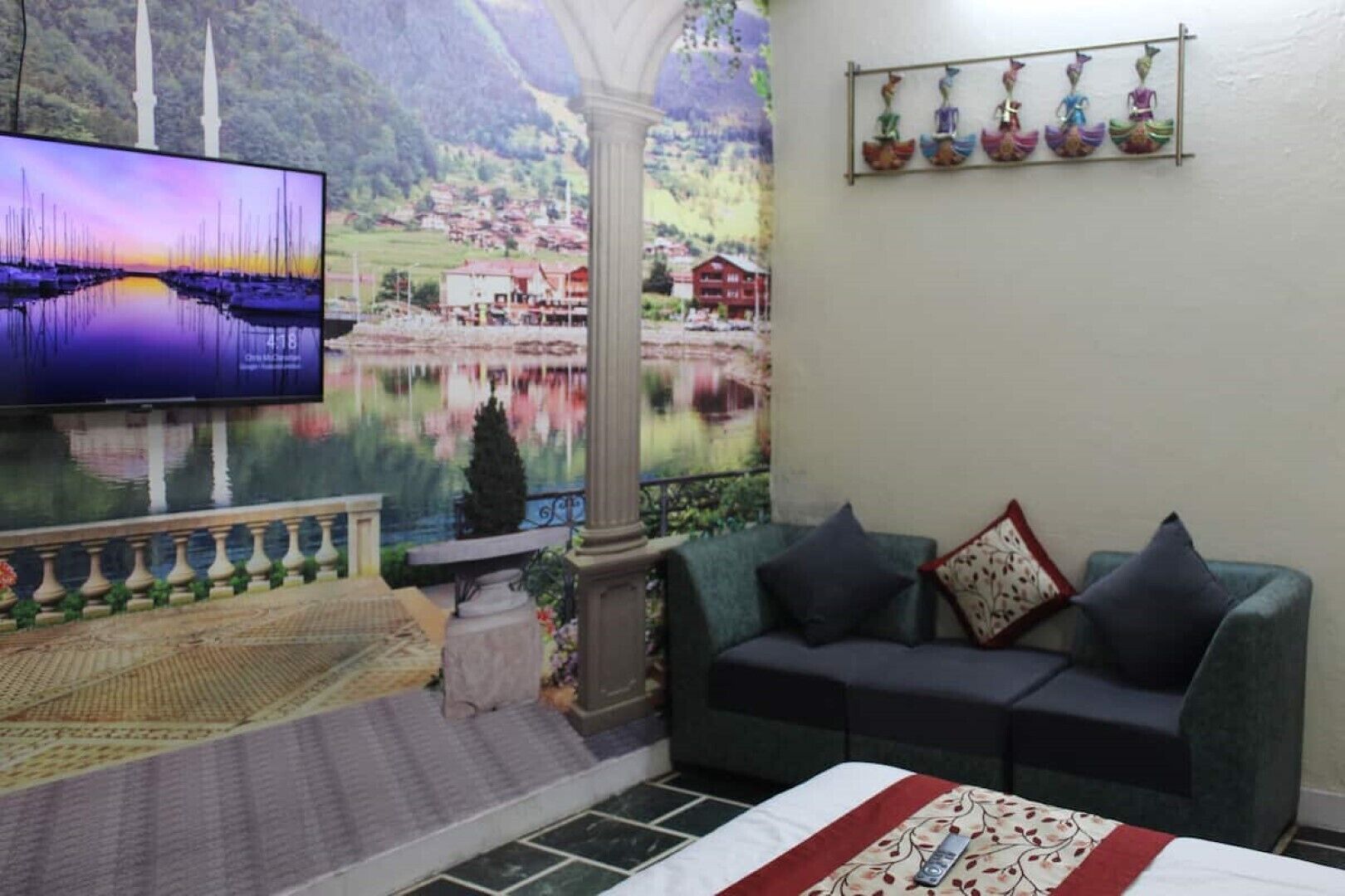 2 makuuhuonetta, vuodevaatteet