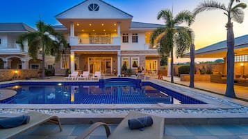 Front of property - evening/night