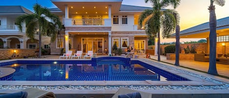 Front of property - evening/night