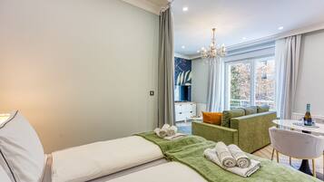 Wifi gratis y ropa de cama