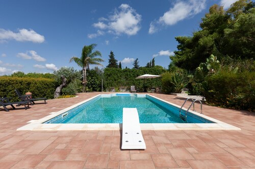 Villa Menhir with pool garden and tennis, Tuglie, Italy